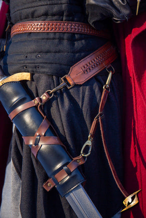 Sword Belt Hanger - Faux Leather-GoblinSmith