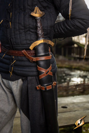 Sword Belt Scabbard - Faux Leather-GoblinSmith
