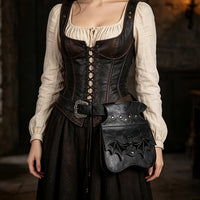 Bat Embossed Waist Bag-GoblinSmith