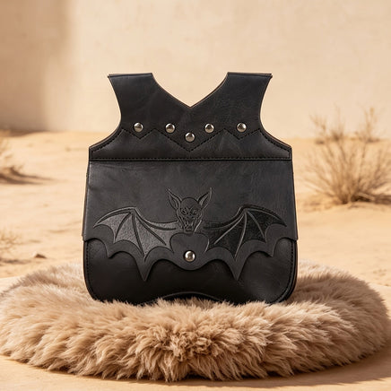 Bat Embossed Waist Bag-GoblinSmith