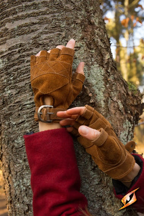 Celtic Gloves Suede-GoblinSmith