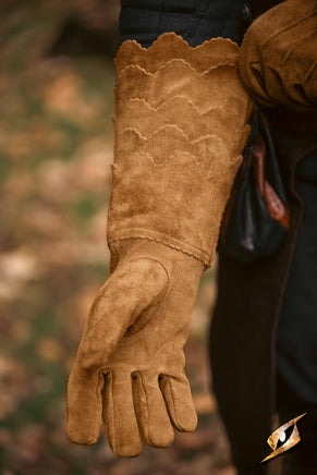 Scales Gloves - Suede-GoblinSmith
