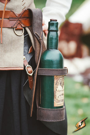 Bottle Holder - Dark Brown-GoblinSmith