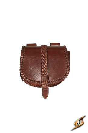 Medieval leather pouch - Small-GoblinSmith