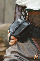 Medieval leather pouch - Small-GoblinSmith