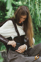 Medieval leather pouch - Small-GoblinSmith