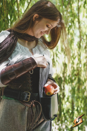 Medieval Laced Pouch - Large-GoblinSmith