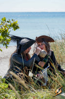 Simple Leather Pirate Tricorn Hat-GoblinSmith