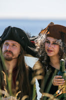 Simple Leather Pirate Tricorn Hat-GoblinSmith