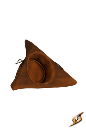 Simple Leather Pirate Tricorn Hat-GoblinSmith