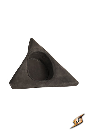 Simple Leather Pirate Tricorn Hat-GoblinSmith