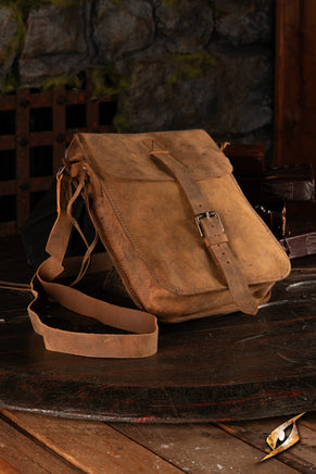 Traveler's Satchel – Pull-Up Leather-GoblinSmith