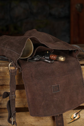 Traveler Satchel - Suede-GoblinSmith