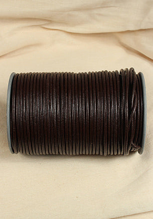 Leather Cord Creativa (4mm) 25 m Brown-GoblinSmith