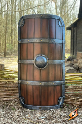 Reinforced Tower Shield - 51.2x31.5 in-GoblinSmith