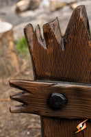 Orc Waanaz Shield - Wood - 23.6x26 in-GoblinSmith