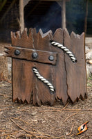Orc Waanaz Shield - Wood - 23.6x26 in-GoblinSmith