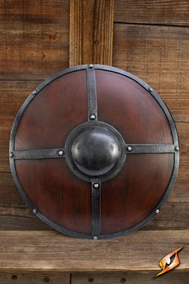 Ironshod Shield - Wood - 23.6 in-GoblinSmith