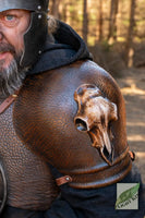 Barbarian Pauldrons PU - One size-GoblinSmith