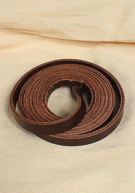 Belt Strap Full-Grain Leather 15 mm Dark Brown-GoblinSmith