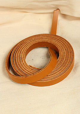 Belt Strap Full-Grain Leather 15 mm Cognac-GoblinSmith