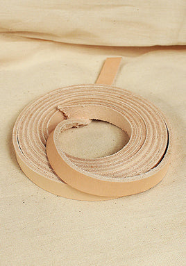 Belt Strap Full-Grain Leather 15 mm Natural-GoblinSmith