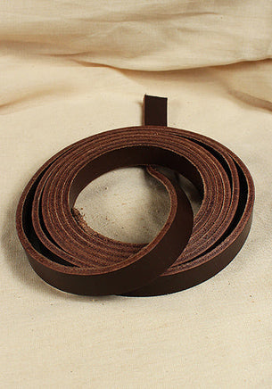 Belt Strap Full-Grain Leather 19 mm Dark Brown-GoblinSmith