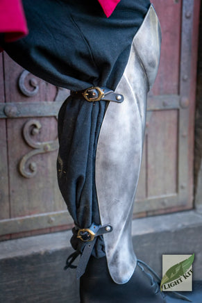 Palace Guard Greaves PU - L/XL-GoblinSmith