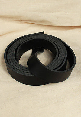 Belt Strap Full-Grain Leather Black-GoblinSmith