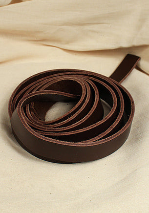Belt Strap Full-Grain Leather 28 mm Dark Brown-GoblinSmith