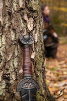 Battleworn Celtic Leaf Sword-GoblinSmith