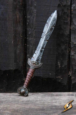 Battleworn Celtic Leaf Sword-GoblinSmith