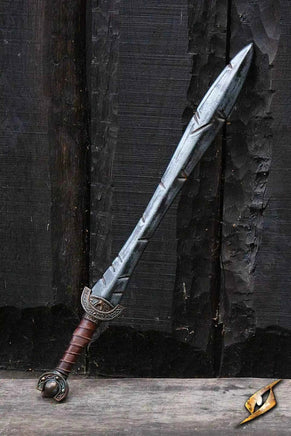 Battleworn Celtic Leaf Sword-GoblinSmith