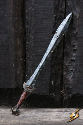 Battleworn Celtic Leaf Sword-GoblinSmith