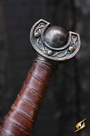 Battleworn Celtic Leaf Sword-GoblinSmith