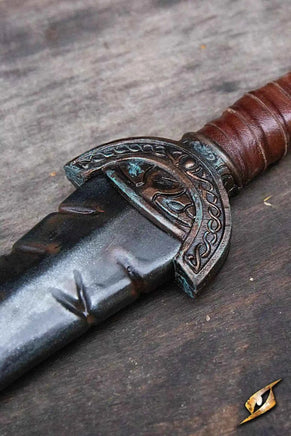 Battleworn Celtic Leaf Sword-GoblinSmith