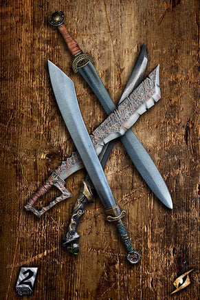 2Q - Medium Swords - Hybrid - 29.5-35.4 in-GoblinSmith