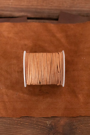 Leather Cord Creativa (2,0mm), 25 m Natural-GoblinSmith