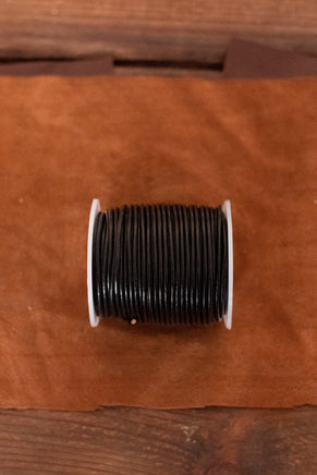 Leather Cord Creativa (2,0mm), 25 m Black-GoblinSmith