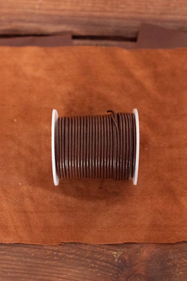 Leather Cord Creativa (2,0mm), 25 m Brown-GoblinSmith