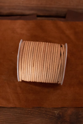 Leather Cord Creativa (3,0mm), 25 m Natural-GoblinSmith
