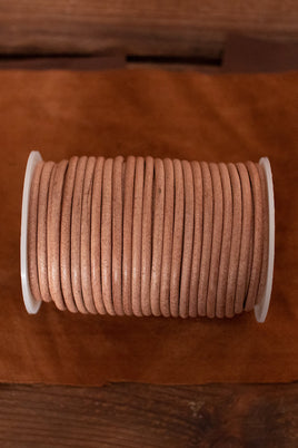 Leather Cord Creativa (4,0mm), 25 m Natural-GoblinSmith