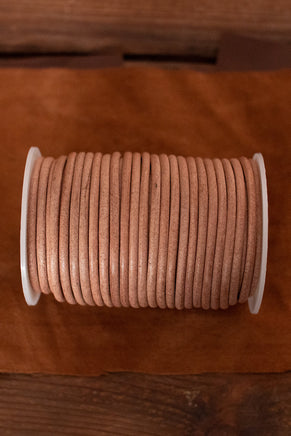 Leather Cord Creativa (4,0mm), 25 m Natural-GoblinSmith