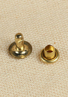 Hollow Rivet Ø5,8 x 6,5 mm Iron/Brass-GoblinSmith