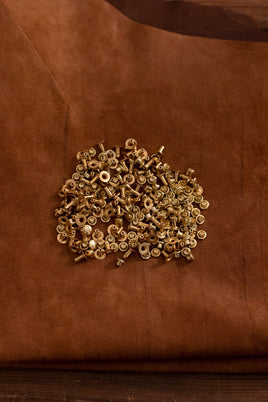 Hollow Rivet KØ5,6 x L6,7 mm Iron/Brass-GoblinSmith