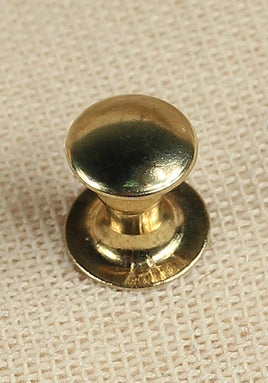 Hollow Rivet Ø6,8 x 7,8 mm Iron/Brass-GoblinSmith