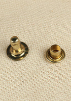 Hollow Rivet Ø6,8 x 7,8 mm Iron/Brass-GoblinSmith