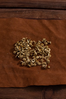 Hollow Rivet KØ7,0 x L8,0 mm Iron/Brass-GoblinSmith