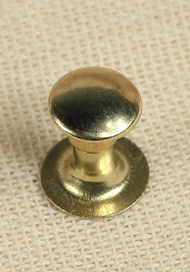 Hollow Rivet Ø6,8 x 8,5 mm Iron/Brass-GoblinSmith