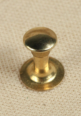 Hollow Rivet Ø6,8 x 10,5 mm Iron/Brass-GoblinSmith